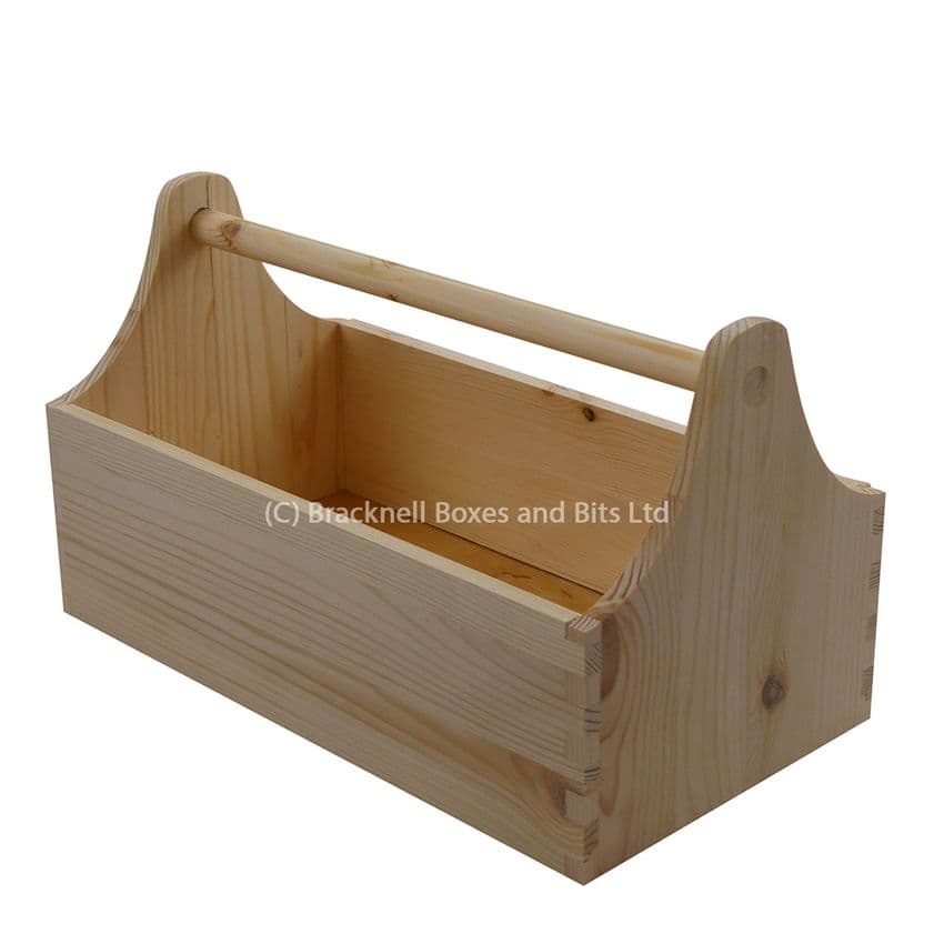 Wooden Tool Bucket / Tool Carrier / Tool Box / Tool Trug / Wood Box BPU101